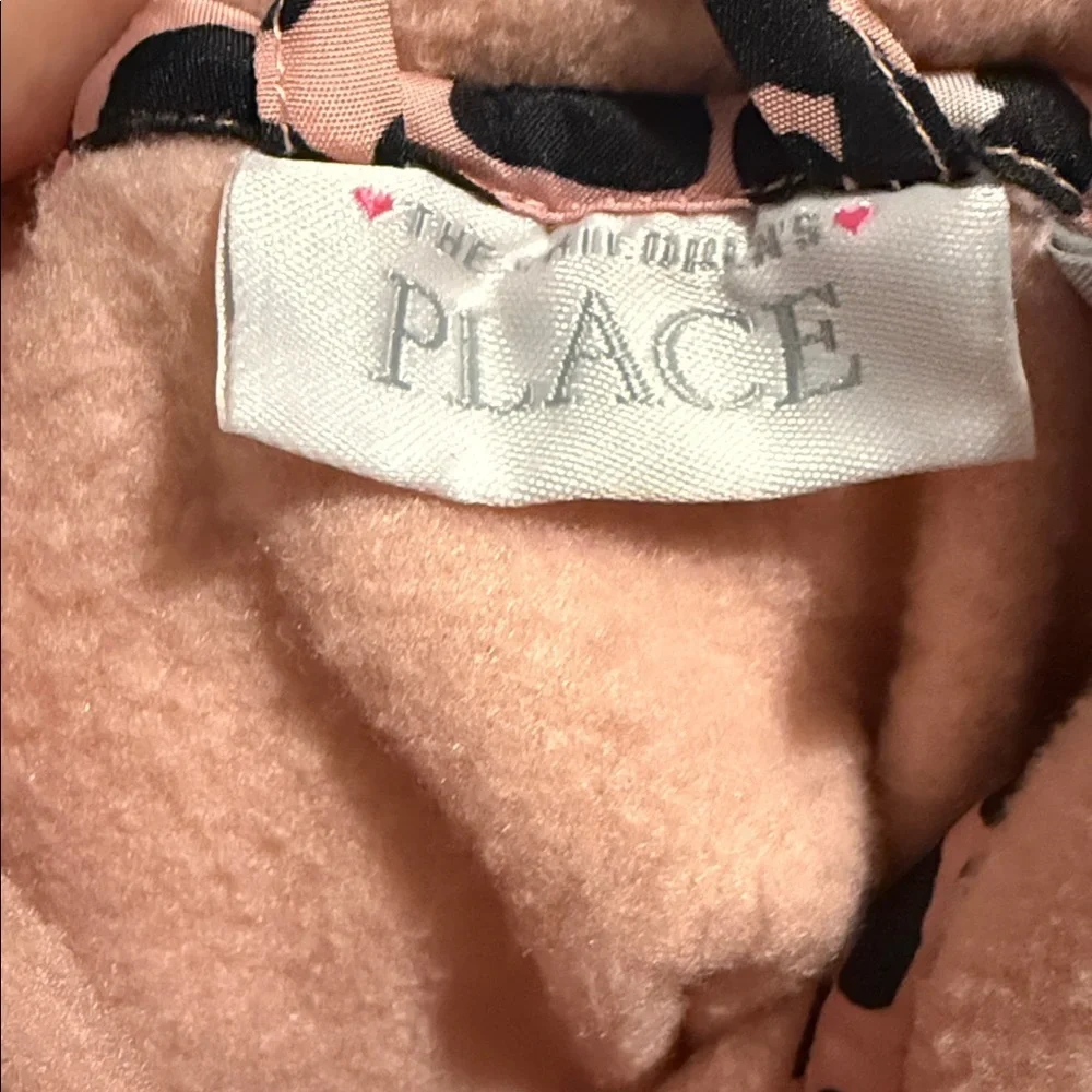 Toddler Children’s Place Pink Leopard Print Puffer Jacket
